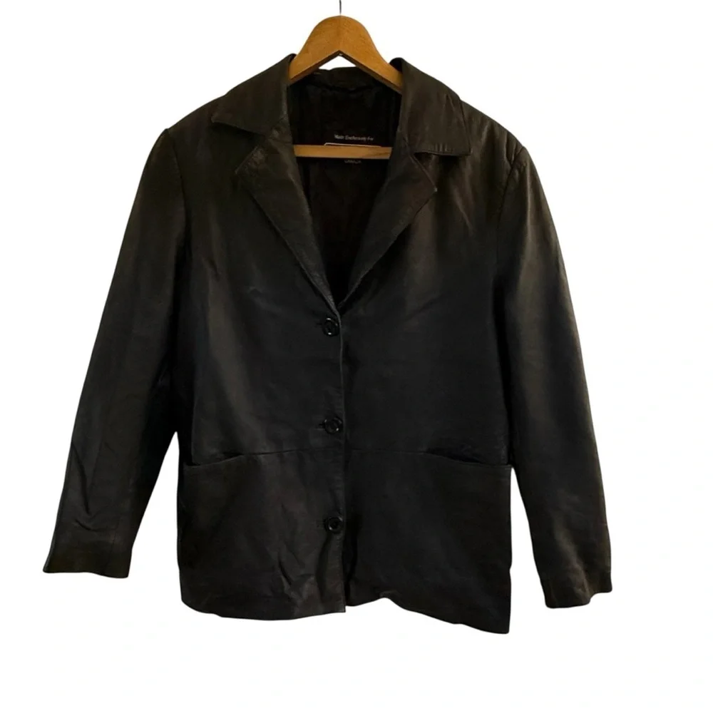 Boutique of Leathers Jacket Women XL Y2k. Soft Leather. Great preowned condition
